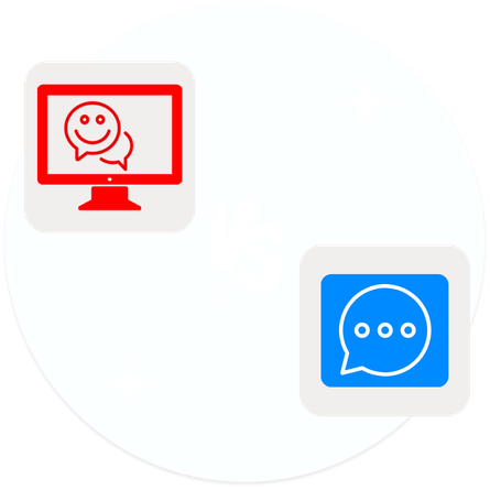ChatMaxima vs GetChat Hero Page