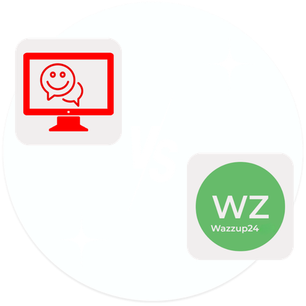 ChatMaxima vs Wazzup24 Hero Page
