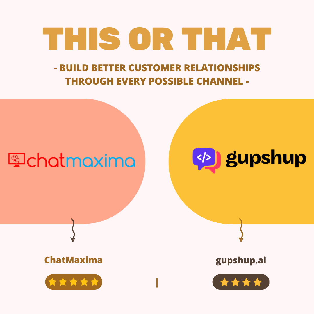 Comparison ChatMaxima vs Gupshup