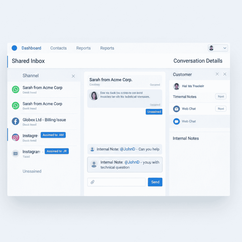 Shared Team Inbox for Omnichannel Customer Support