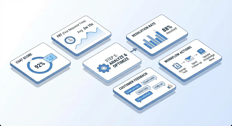 Step 5 CSAT workflow