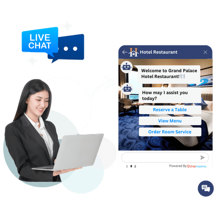 Live chat software dashboard with multi-channel conversations