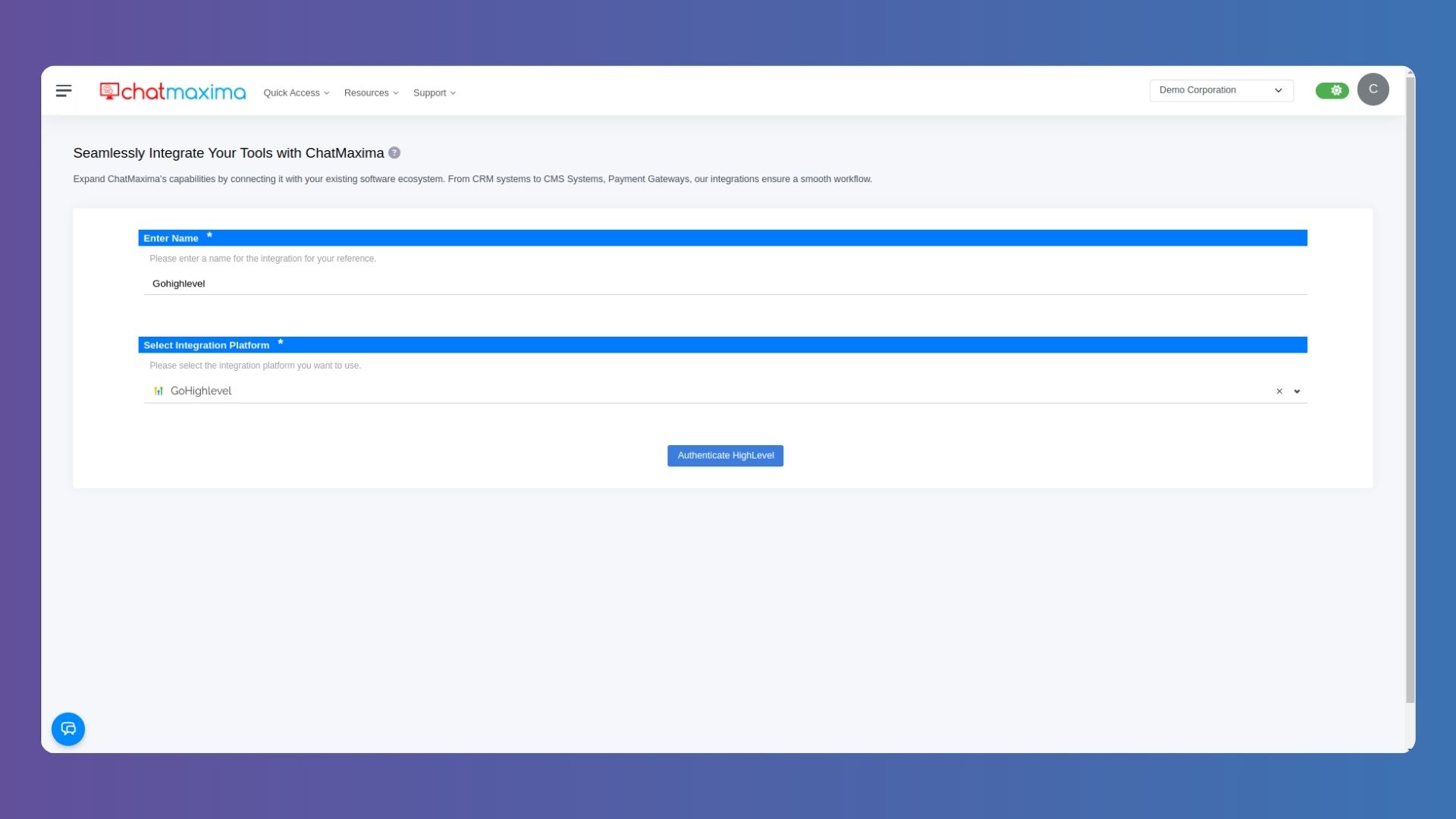 Step 3 GoHighLevel Integration
