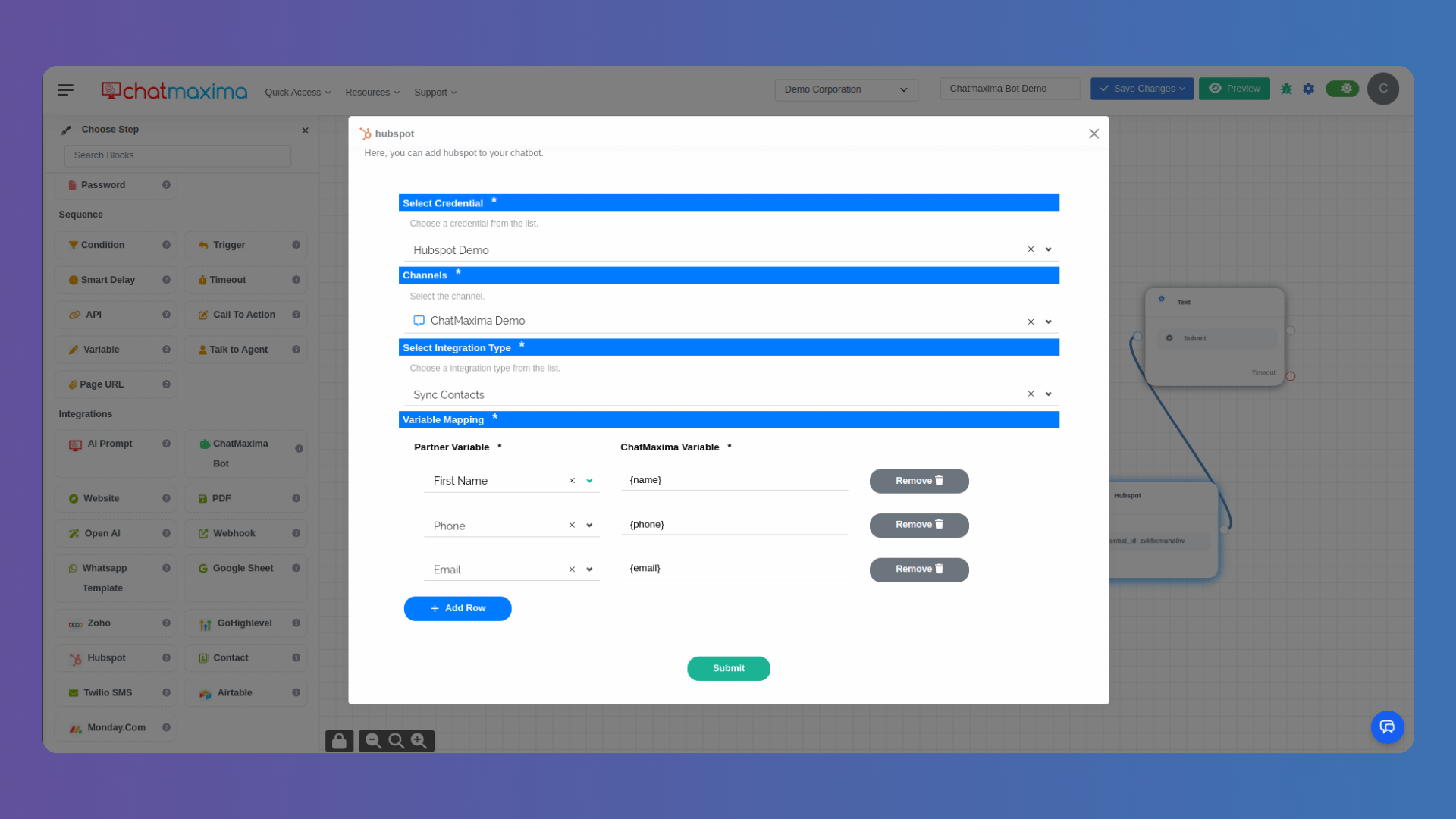 Step 5 Hubspot Integration