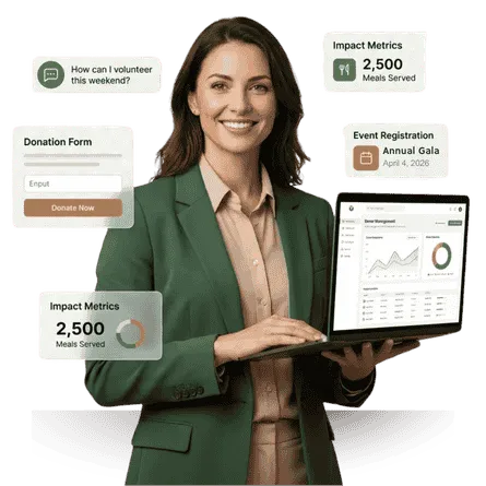 Non-profit chatbot templates for donation collection, volunteer coordination, and supporter engagement