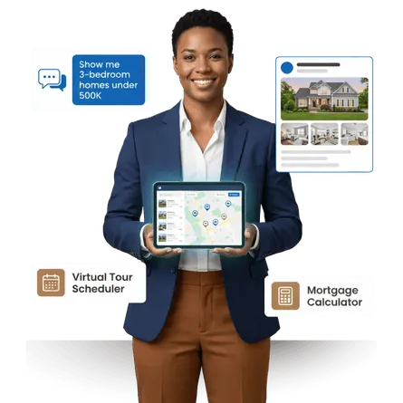 Real estate chatbot templates for property inquiries, viewing scheduling, and tenant support